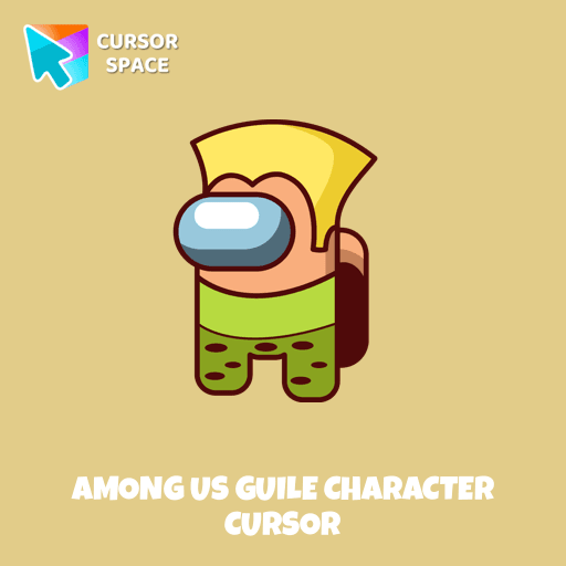Among Us Guile Character cursor pointer cursor