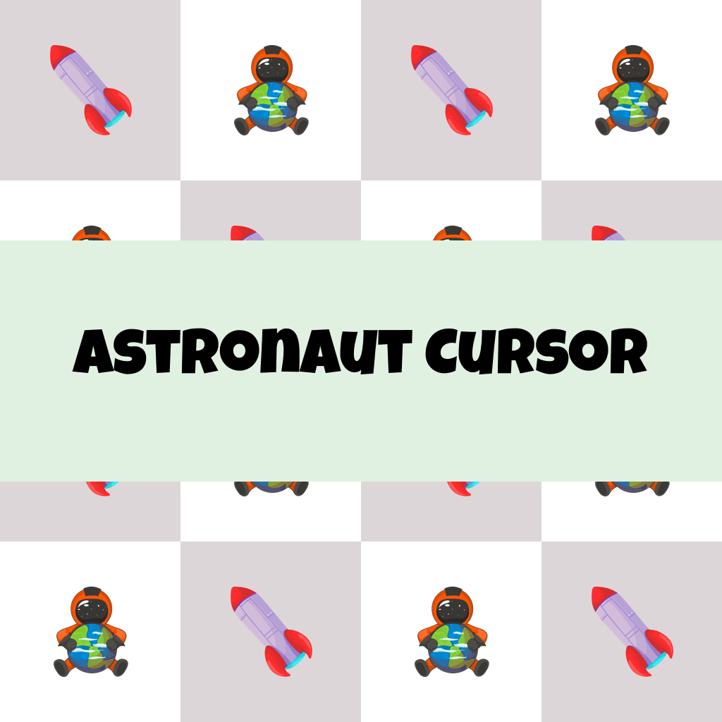 Preview Astronaut cursor custom cursor pack
